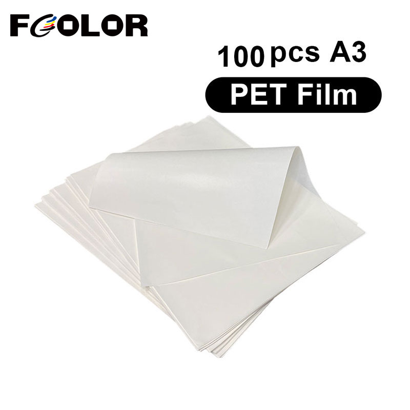 Dtf Hot Peel Film - FCOLOR Hot Peeling A3 DTF PET