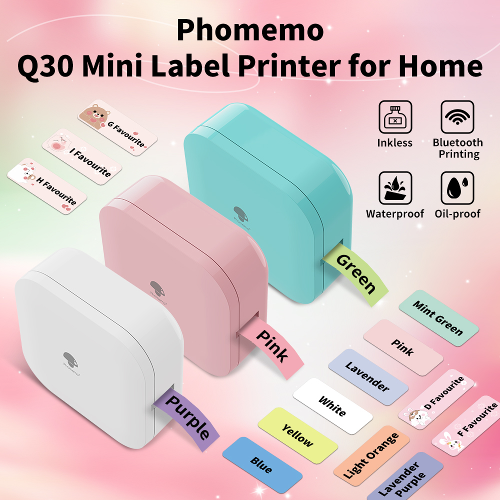 Commercial Printing Paper - Phomemo Q30 Wireless Thermal Label Printer