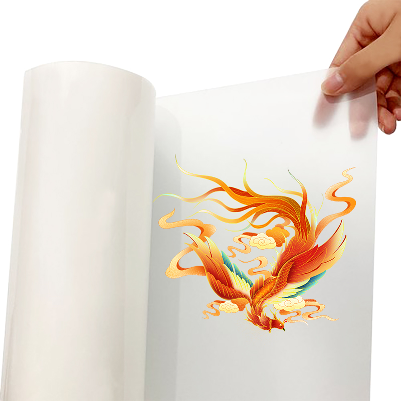 Dtf Hot Peel Film - 30cm×100m PET Roll-to-Roll UV DTF Transfer