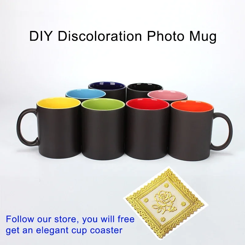 Sublimation Mug Blank - Hình Thủ Đen Cốc Ma Thuật