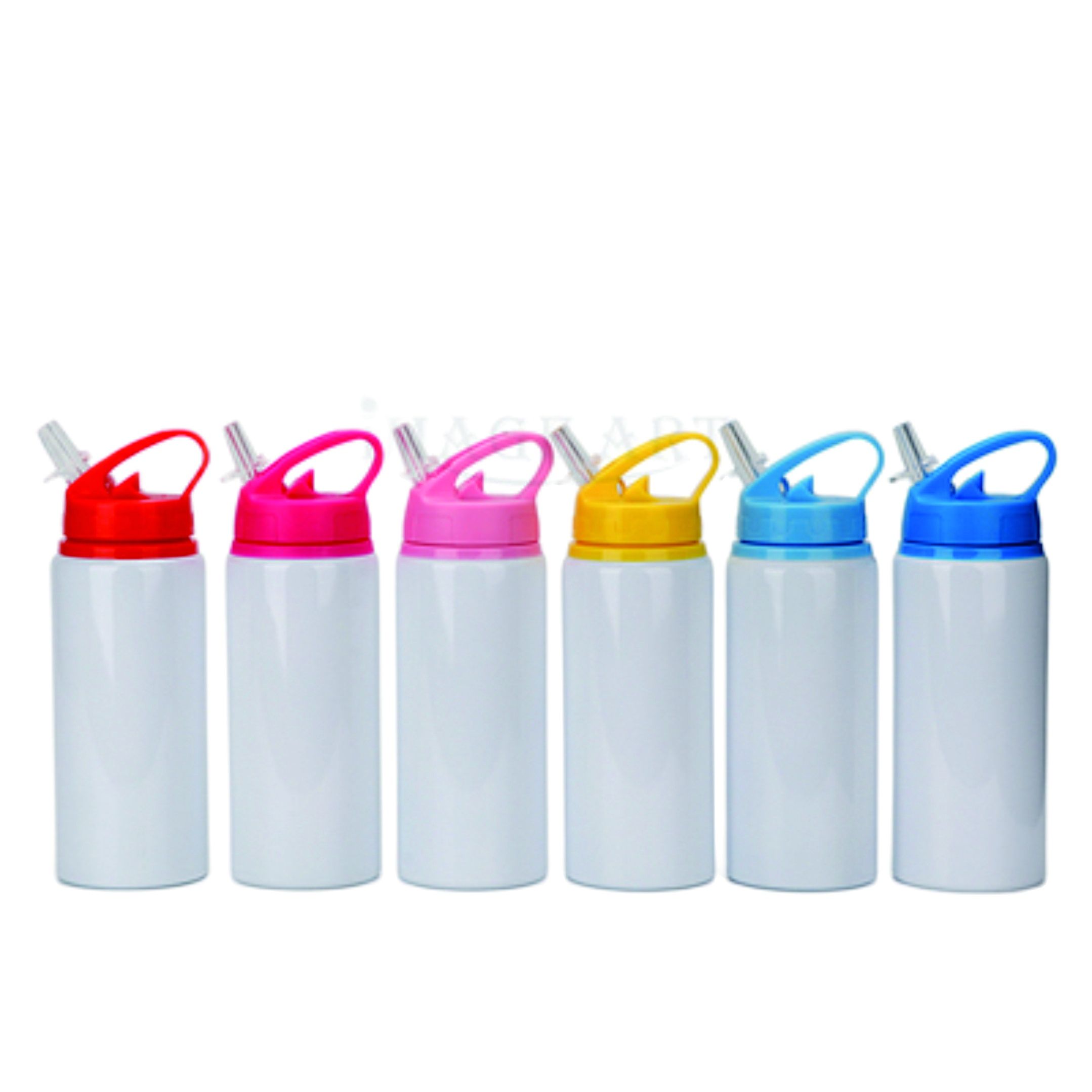 Sublimation Mug Blank - 600ML Trống Chai Có Ống Hút