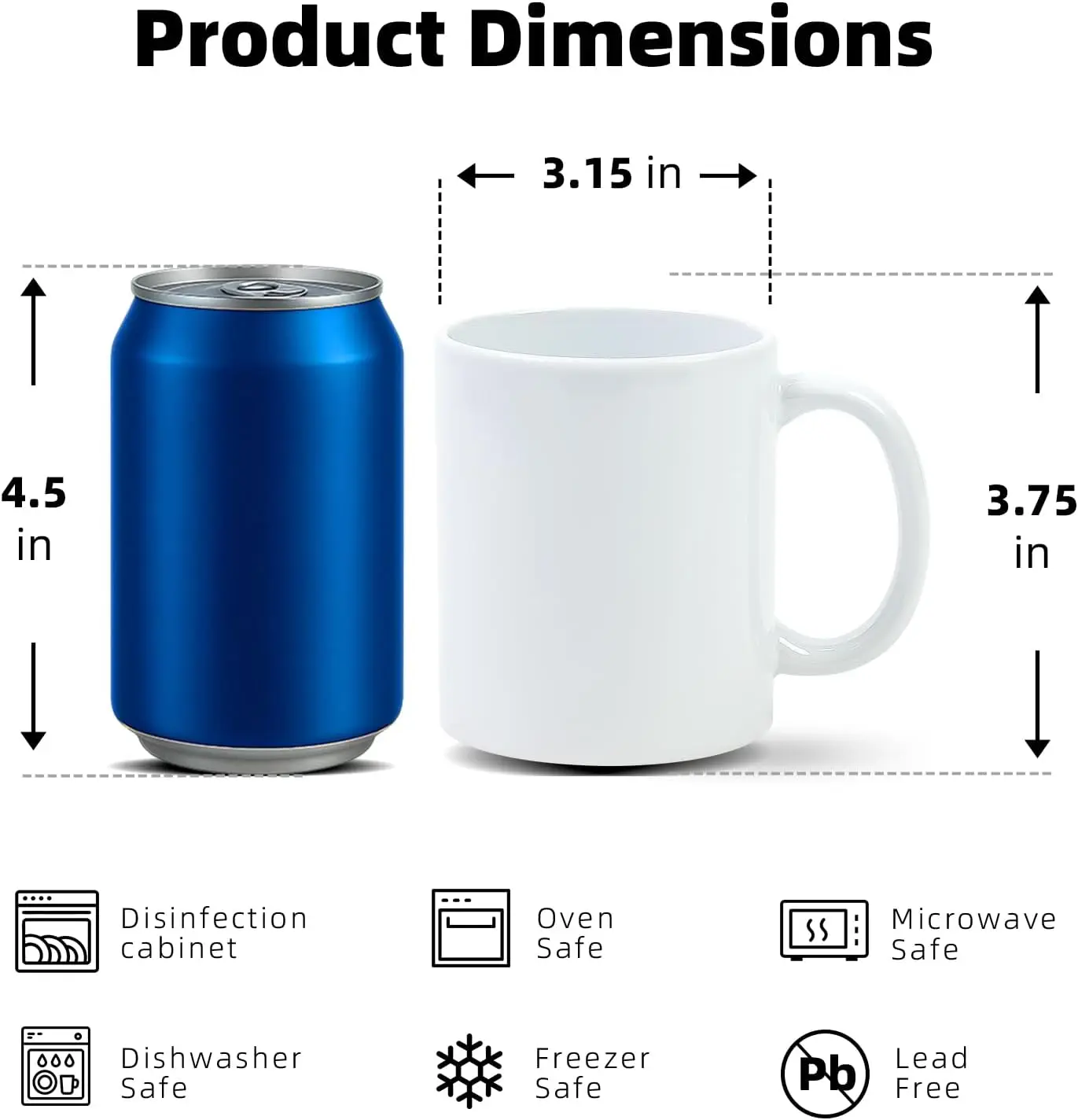 Sublimation Mugs 11 oz, Sublim - đánh giá và giá Sublimation Mug Blank
