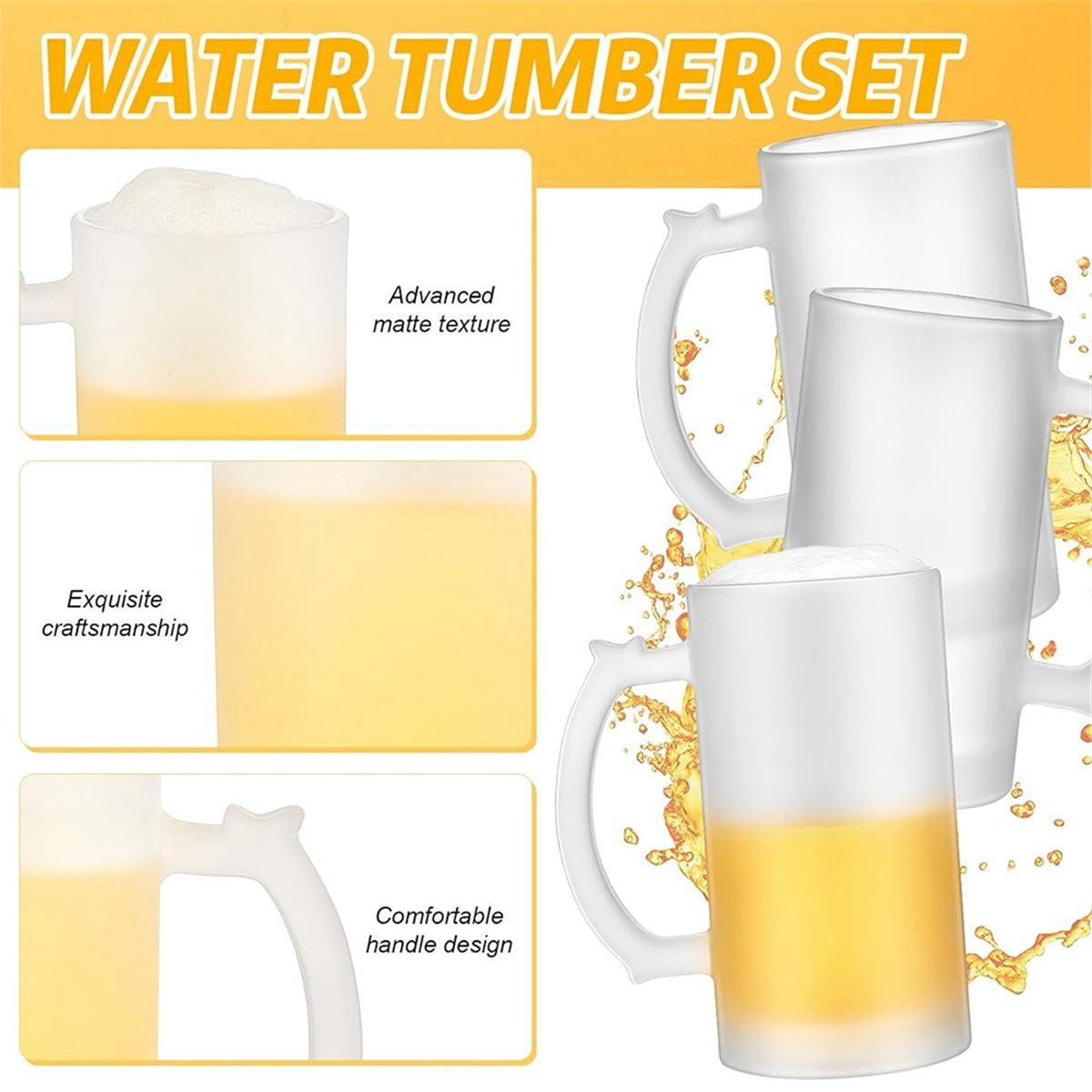 2 Pcs Sublimation Blank Beer M - đánh giá và giá Sublimation Mug Blank