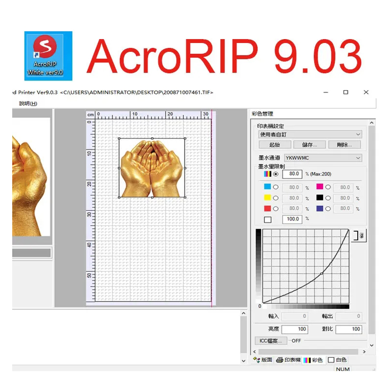 acrorip white color ver 9.0 ri - đánh giá và giá Color Rip Software Dongle
