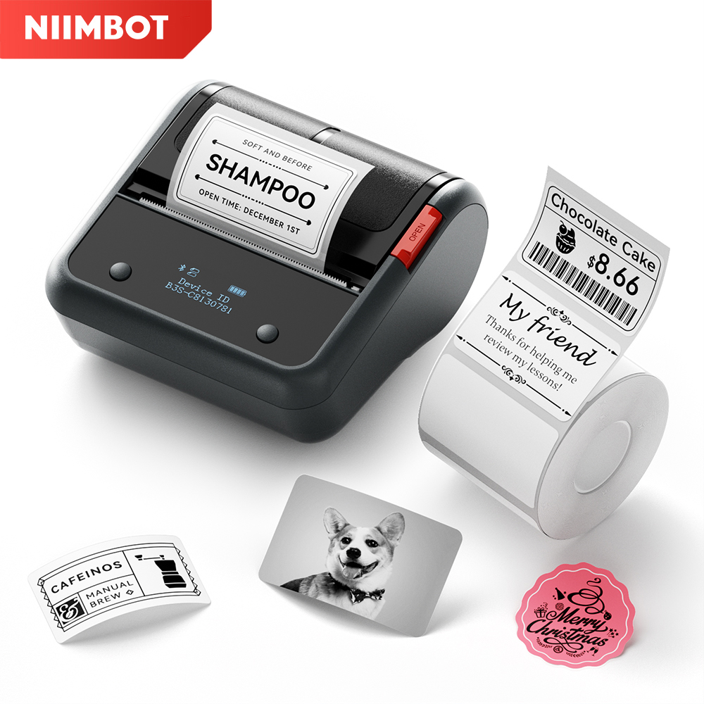 Niimbot B3S Wireless Label Pri - đánh giá và giá Commercial Printing Paper